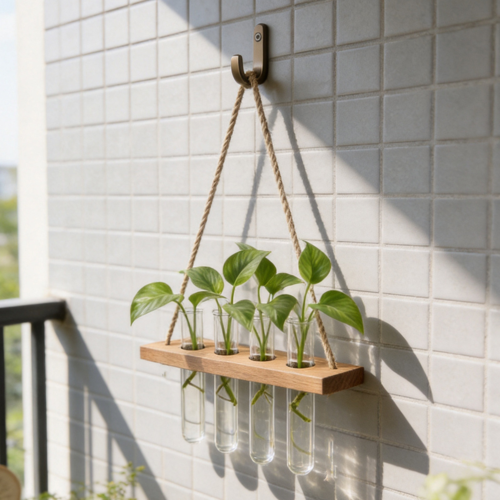 แท่นเพาะชำต้นไม้ฐานไม้ ที่วางห - Propagation Station Vase บทวิจารณ์และราคา